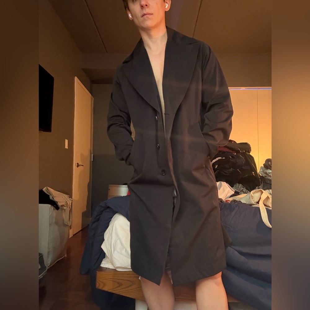 Saturdays NYC Malmo Black Trench Coat